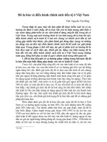 Đô la hóa và điều hành chính sách tiền tệ ở việt nam