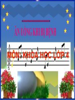 bài giảng khoa học 4 bài 16 ăn uống khi bị bệnh