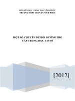 Bồi dưỡng học sinh giỏi THCS môn toán