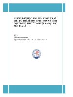 Hướng dẫn học sinh lựa chọn và vẽ biểu đồ thích hợp hình tròn và hình cột trong thi tốt nghiệp và đại học môn đị lý