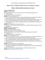 Các phương pháp giải bài tập vật lý cực hay