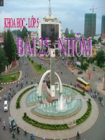 bài giảng khoa học 4 bài 25 nước bị ô nhiễm