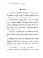 Thu hút FDI vào ngành nông nghiệp tại việt nam