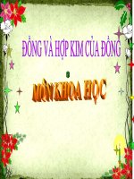 bài giảng khoa học 4 bài 24 nước cần cho sự sống