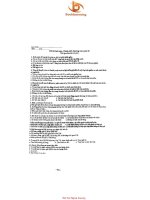 ĐỀ THI CHÍNH SÁCH THƯƠNG MẠI QUỐC TẾ