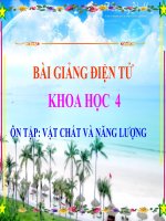 bài giảng khoa học 4 bài 55 ôn tập vật chất và năng lượng