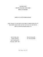 thực trạng và giải pháp giảm thiểu ô nhiễm tiếng ồn từ hoạt động khai thác đá vôi tại xã hà tân, huyện hà trung, tỉnh thanh hóa hiện nay