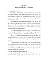 thực trạng lập ngân sách đầu tư dài hạn cho dự án xây dựng trung tâm thương mại tổng hợp văn phòng dịch vụ nhà ở phú diễn- từ liêm- hà nội của công ty đông đô