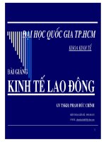 bài giảng kinh tế lao động phạm đức chính đại học quốc gia hồ chí minh