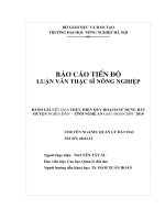 đánh giá kết quả thực hiện quy hoạch sử dụng đất huyện nghĩa đàn – tỉnh nghệ an giai đoạn 2001- 2010