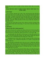 PHẠM TRÙ BẢN CHẤT VÀ HIỆN TƯỢNG TRONG TRIẾT HỌC CỦA KARL MARX