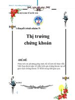 phân tích các phương pháp tính chỉ số.liên hệ thực tiễn việt nam.bình luận về diễn biến giá chứng khoán tại sở giao dịch chứng khoán tp hcm trong thời gian qua