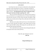 xây dựng phương án quy hoạch sử dụng đất xã hùng tiến, huyện nam đàn, tỉnh nghệ an giai đoạn 2011 - 2020