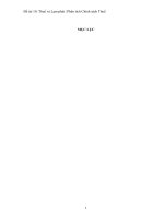 CHÍNH SÁCH THUẾ VÀ LẠM PHÁT Ở VIỆT NAM VÀ CÁC NƯỚC