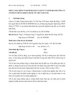 đặc điểm về kinh doanh và quản lý kinh doanh công ty cổ phần chứng khoán quốc tế việt nam