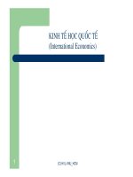 Bài giảng kinh tế học quốc tế đại học quốc gia hồ chí minh