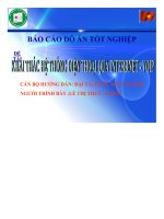 luận văn khai thác hệ thống điện thoại qua interrnet - voip