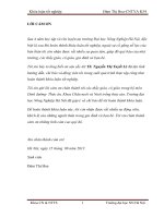 Báo cáo hóa học đề tài :Đánh giá sự biến đổi chất lượng giống của một số chủng Bacillus trong thời gian bảo quản ở nhiệt độ 4ºC