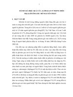 đánh giá hiệu quả của alphagan p trong điều trị glôcôm góc mở nguyên phát