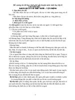 đề cương ôn thi học sinh giỏi cấp huyện môn sinh học lớp 8.