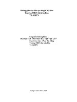 skkn nâng cao chất lượng dạy học môn vật lý 9 qua tiết bài tập vận dụng định luật ôm và công thức tính điện trở của dây dẫn