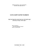 một số phương pháp để dạy tốt môn học mĩ thuật ở bậc tiểu học