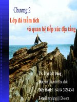 bài giảng địa chất cấu tạo chương 2 thế nằm của thể địa chất và quan hệ vây quanh