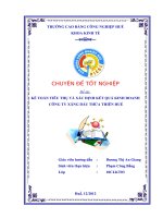 kế toán tiêu thụ và xác định kết quả kinh doanh tại công ty xăng dầu thừa thiên huế