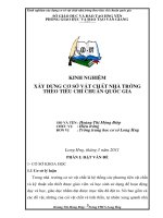 SKKN xây DỰNG cơ sở vật CHẤT NHÀ TRƯỜNG THEO HƯỚNG CHUẨN QUỐC GIA