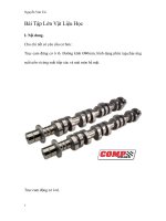 Các dạng bài tạp môn vật liệu học