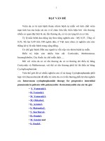 đánh giá hiệu quả điều trị của truyền tm cyclophosphamide và glucocorticoid ở bệnh nhân viêm da cơ có tổn thương phổi kẽ điều trị tại khoa cơ xương khớp – bệnh viện bạch mai