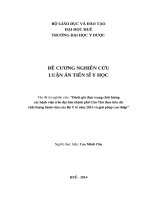 đánh giá thực trạng chất lượng  các bệnh viện trên địa bàn tp cần thơ theo tiêu chí chất lượng bệnh viện được bộ y tế ban hành  năm 2013 và hiệu quả can thiệp