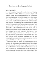 gây mê cho mổ nội soi lồng ngực ở trẻ em