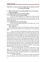 THỰC TRẠNG HIỆU QUẢ SỬ DỤNG TÀI SẢN TẠI CÔNG TY TRÁCH NHIỆM HỮU HẠN CHÈ HOÀI TRUNG