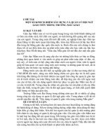 skkn một số kinh nghiệm xây dựng và quản lý đội ngũ giáo viên trong trường mẫu giáo