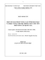 một số giải pháp nâng cao tính bảo mật và hiệu năng cho hệ thống máy chủ tên miền dns cấp quốc gia.