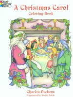 a christmas carol coloring book
