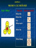bài giảng khoáng vật học mô tả phần 05 các muối oxit