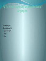 vi sinh vật giúp tăng sản lượng khai thác tại các giếng dầu
