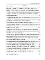 Luận văn: Vốn lưu động và các giải pháp nâng cao hiệu quả tổ chức quản lý và sử dụng vốn lưu động tại công ty cổ phần chè kim anh