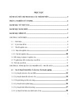ảnh hưởng của cấu trúc vốn lên tỷ suất sinh lợi các công ty cổ phần phi tài chính tại việt nam