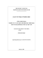 Luận văn công nghệ wimax nghiên cứu và xây dựng mô hình mẫu triển khai cho vùng địa hình đặc thù tại việt nam