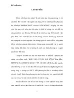 THIẾT KẾ 2 PHƯƠNG ÁN MÓNG CHO CÔNG TRÌNH KHU NHÀ Ở TÂN QUI ĐÔNG TẠI PHƯỜNG TÂN PHONGQUẬN 7TP HỒ CHÍ MINH