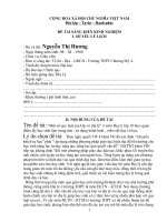 skkn lớp vỏ địa lý – quy luật thống nhất và hoàn chỉnh của lớp vỏ địa lý