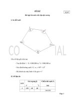 Tiểu luận môn học trắc địa đại cương
