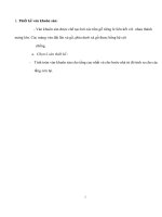 THIẾT KẾ VÁN KHUÔN SÀN BẰNG CÁC TẤM GỖ RIÊNG VÀ HỆ CỘT CHỐNG