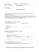 Giáo án Sức bền vật liệu  Cao đẳng chính quy