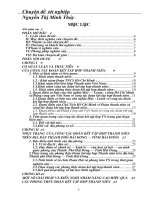 thực trạng của công tác đoàn kết tập hợp thanh niên trên địa bàn thành phố hải dương – tỉnh hải dương