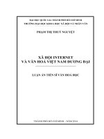 xã hội internet và văn hóa việt nam đương đại