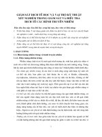 chương trình đào tạo liên tục kỹ thuật viên xét nghiệm và các bệnh truyền nhiễm (đào tạo 2 tháng) phần 1 các xét nghiệm chẩn đoán vi khuẩn